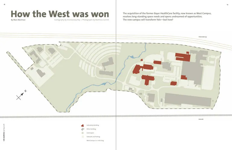 Interior usage of my rendering of the west campus plan.