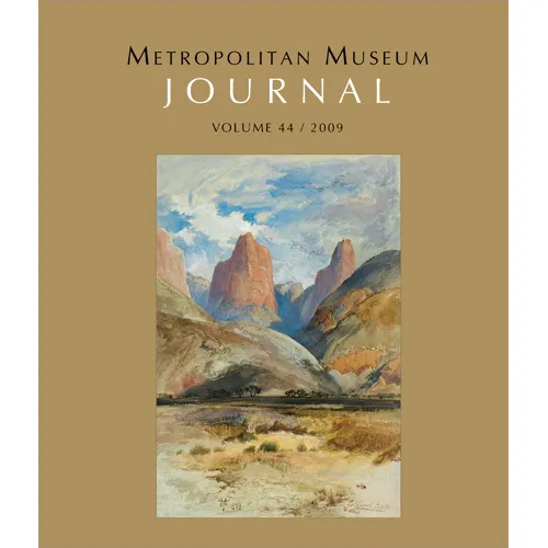 Cover of Journal issue no. 44, showing Moran's watercolor of Colburn's Butte.