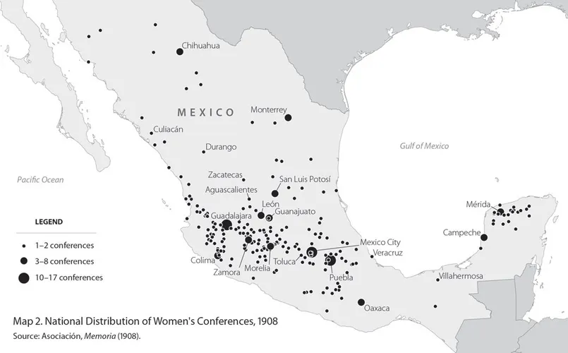 Voluntary associations in turn of the century Mexico (womens' conferences)